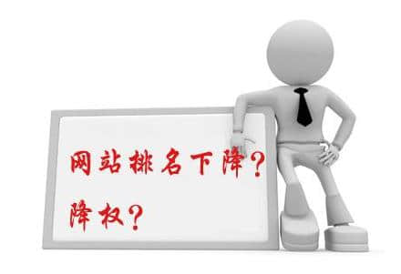 網(wǎng)站降權(quán)被K，排名下降了我們該如何應(yīng)對？